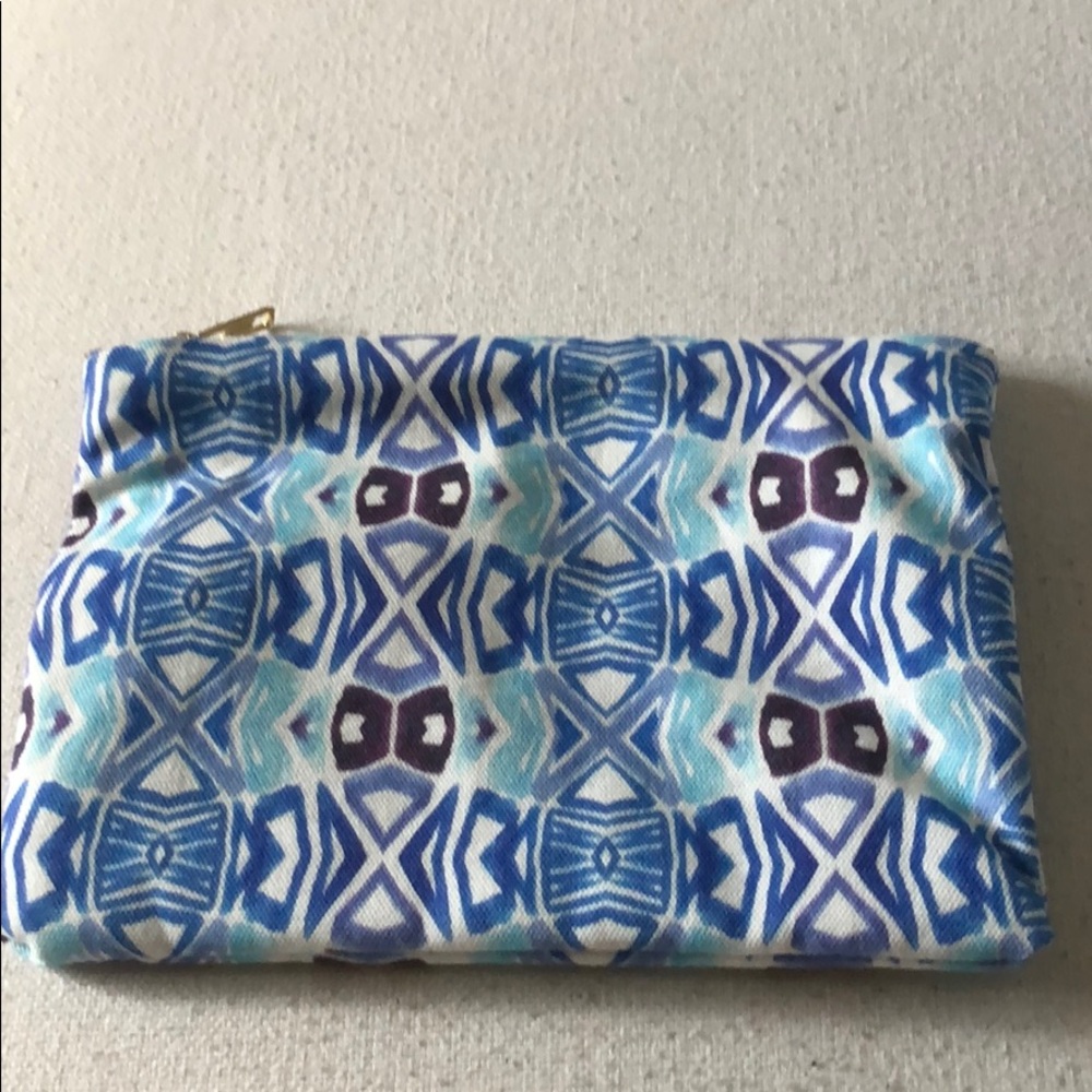 Zippered Single Pocket Cotton Pouch